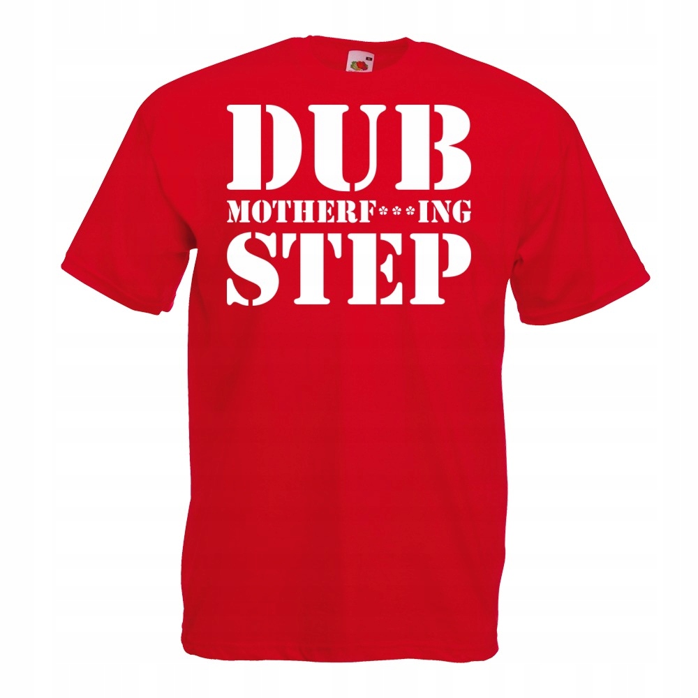 

Koszulka z nadrukiem dubstep dub M czerwona