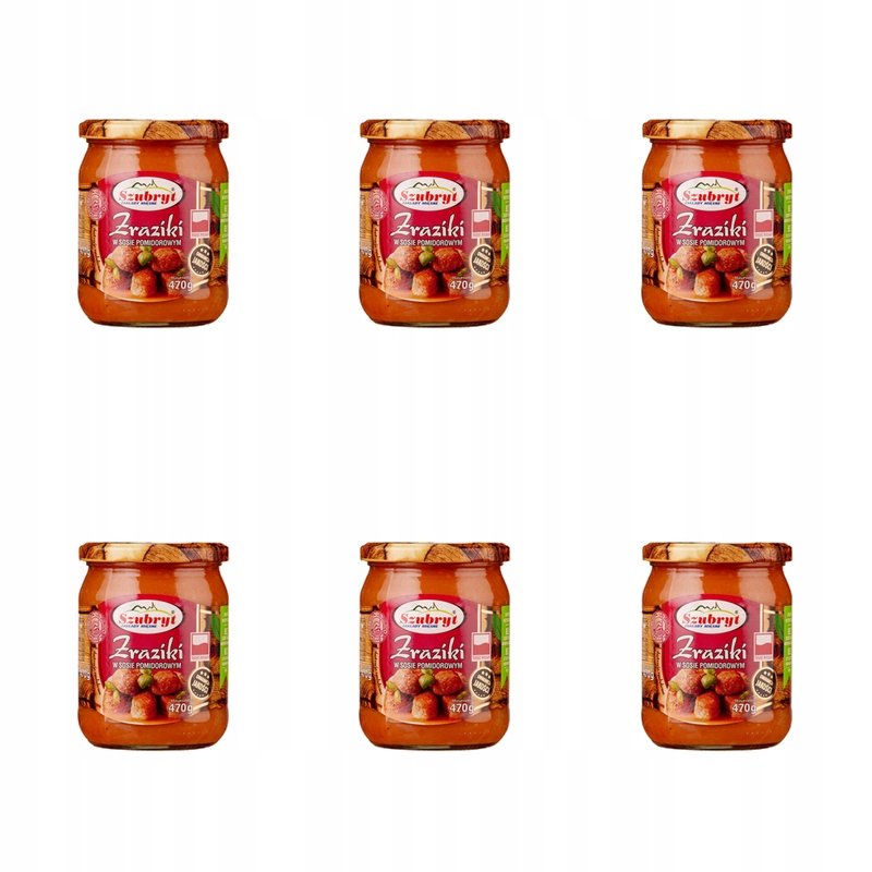 Szubryt Zraziki v rajčatové omáčce 470 g X6