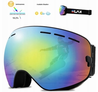 Lyžařské brýle na snowboard, brýle, zima, barevné