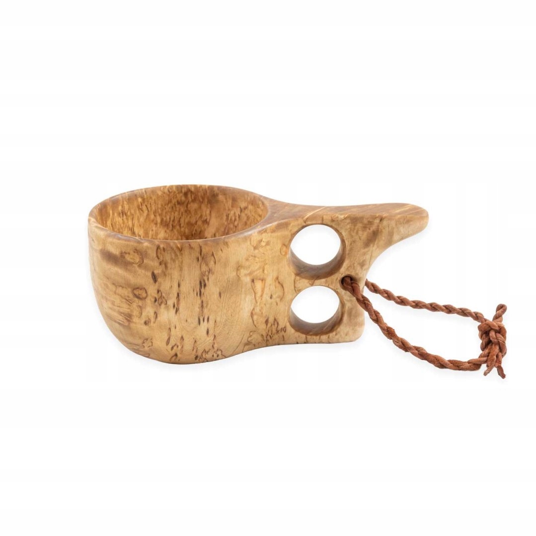Casström Kuksa z Brzozy Kędzierzawej Tradycyjny Kubek Drewniany 100 ml