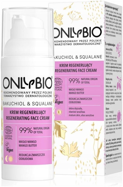 

OnlyBio krem regenerujący Bakuchiol Squalan 50ml