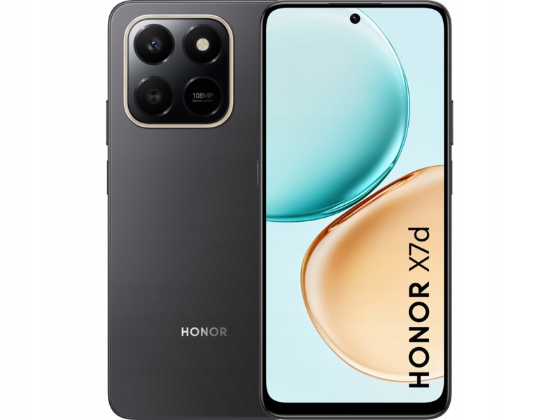 Smartfon Honor X7d 6/128GB 6.77" 120Hz Czarny