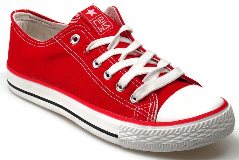 

Trampki tenisówki damskie News 4723 czerwone 40