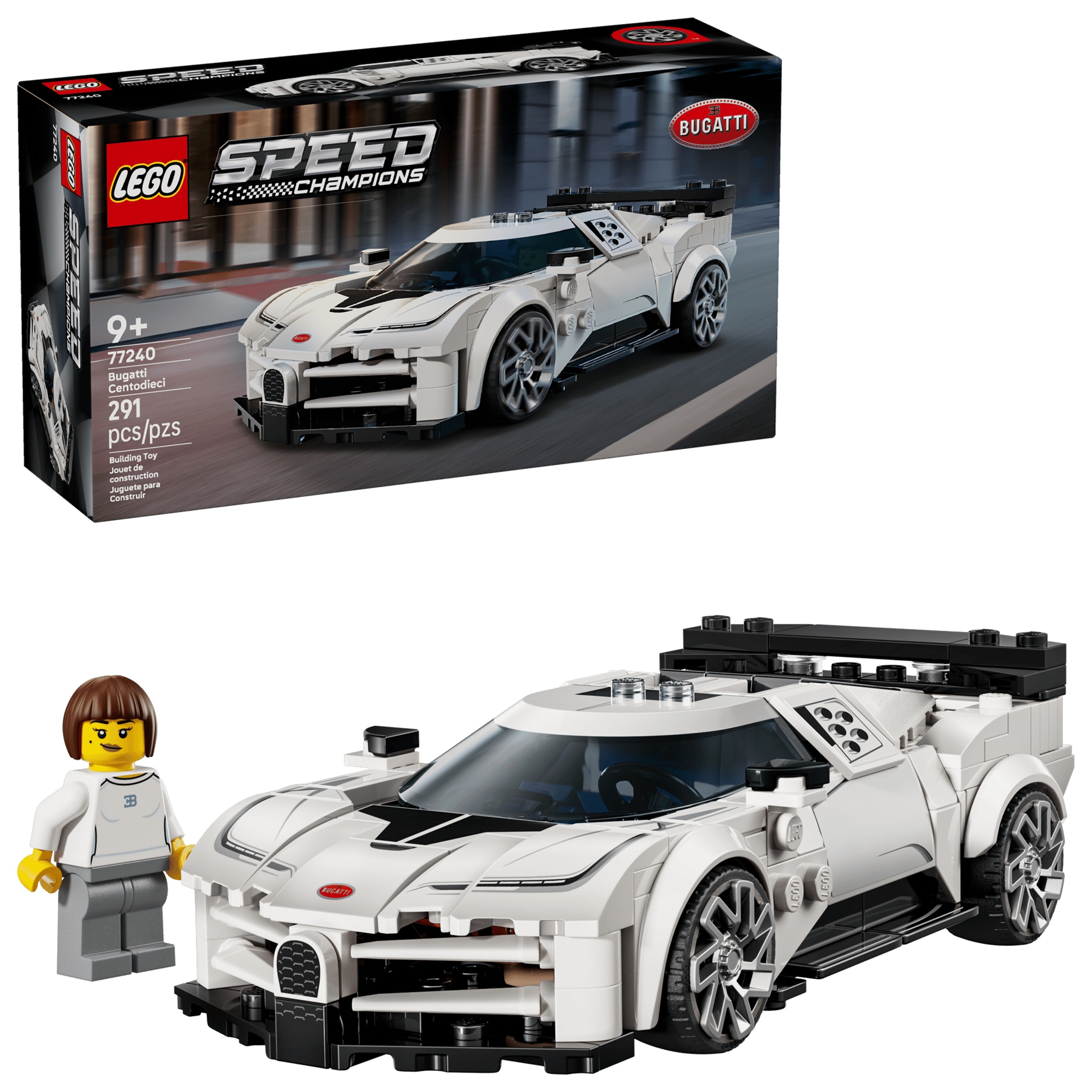 Lego 77240 Speed Champions Hyperauto Bugatti Centodieci 291 Kostek