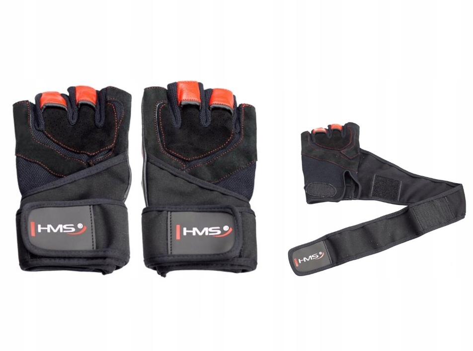 Rękawiczki Sportowe Treningowe Do Ćwiczeń Siłowych I Fitness XL RST01 Hms