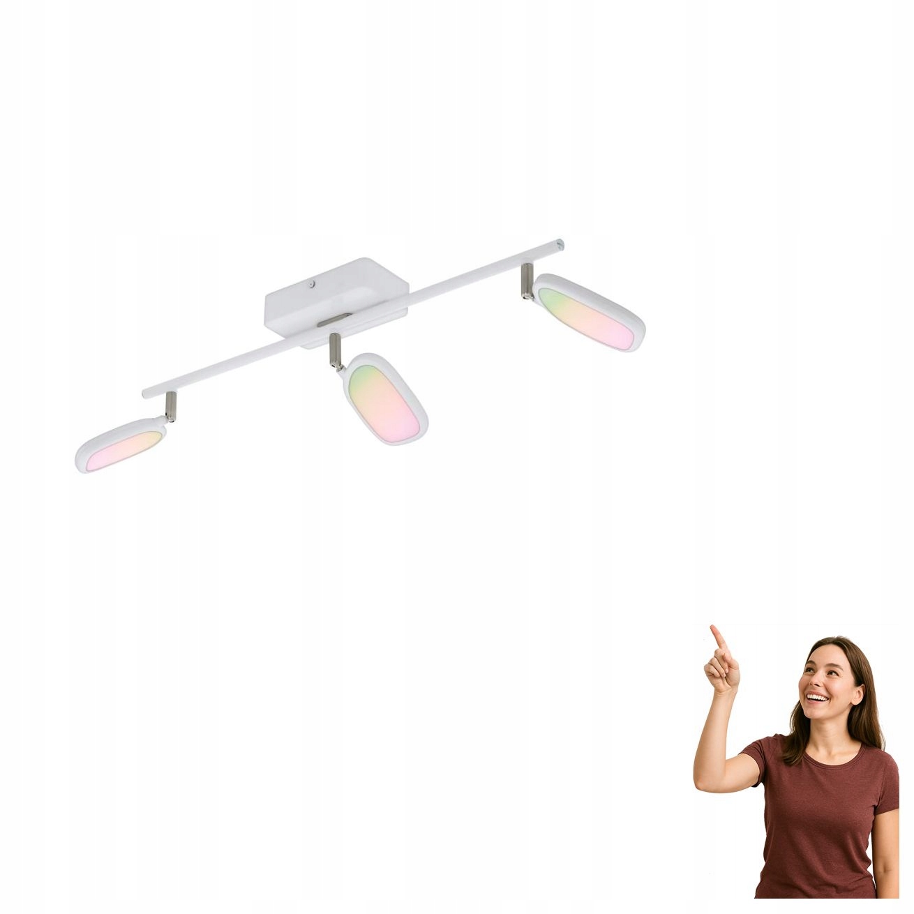 Lampa reflektor spot Led 3x5W Palombare-c 97693 Eglo