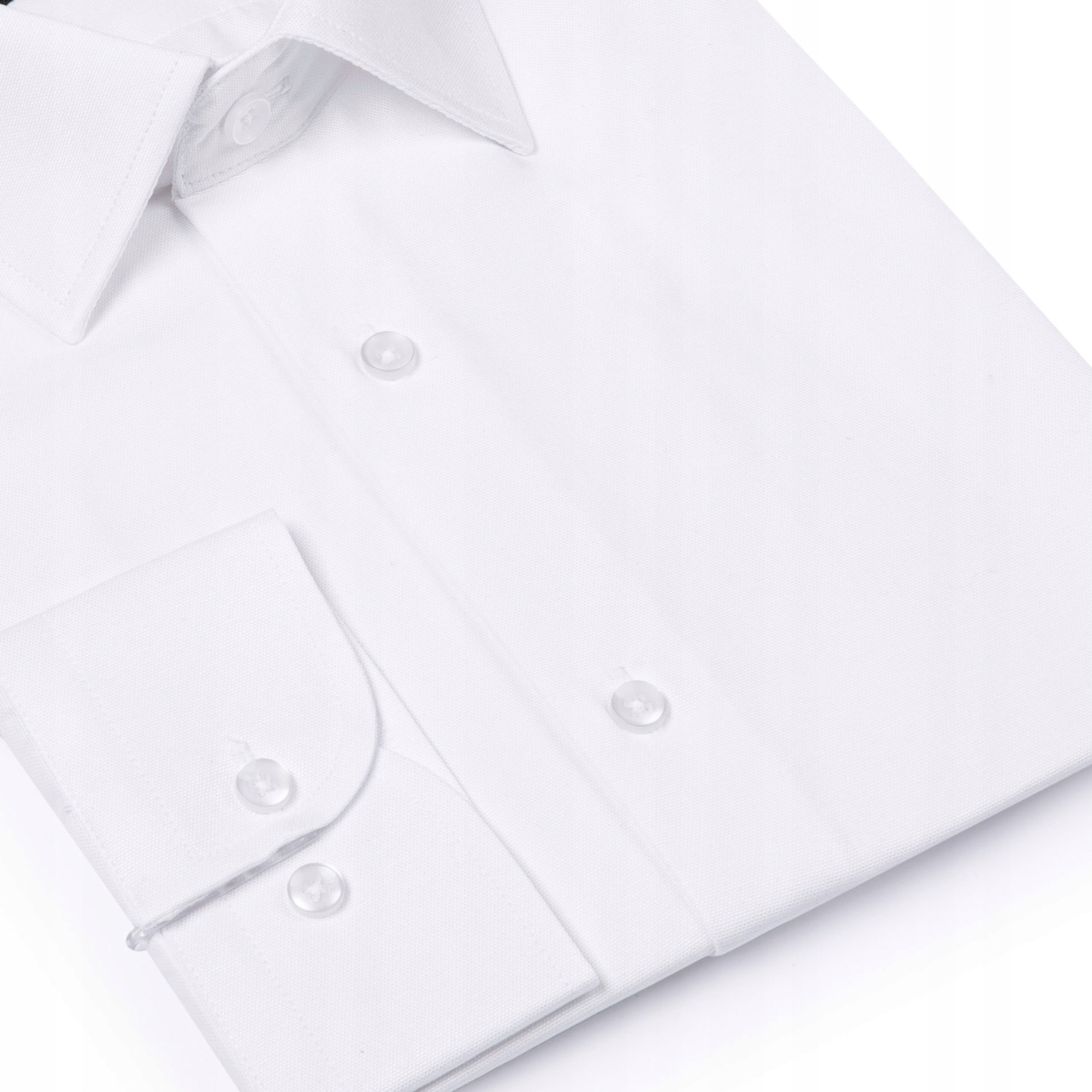 KOSZULA MĘSKA BIAŁA Z TKANINY OXFORD Regular XXL Kolekcja Basic