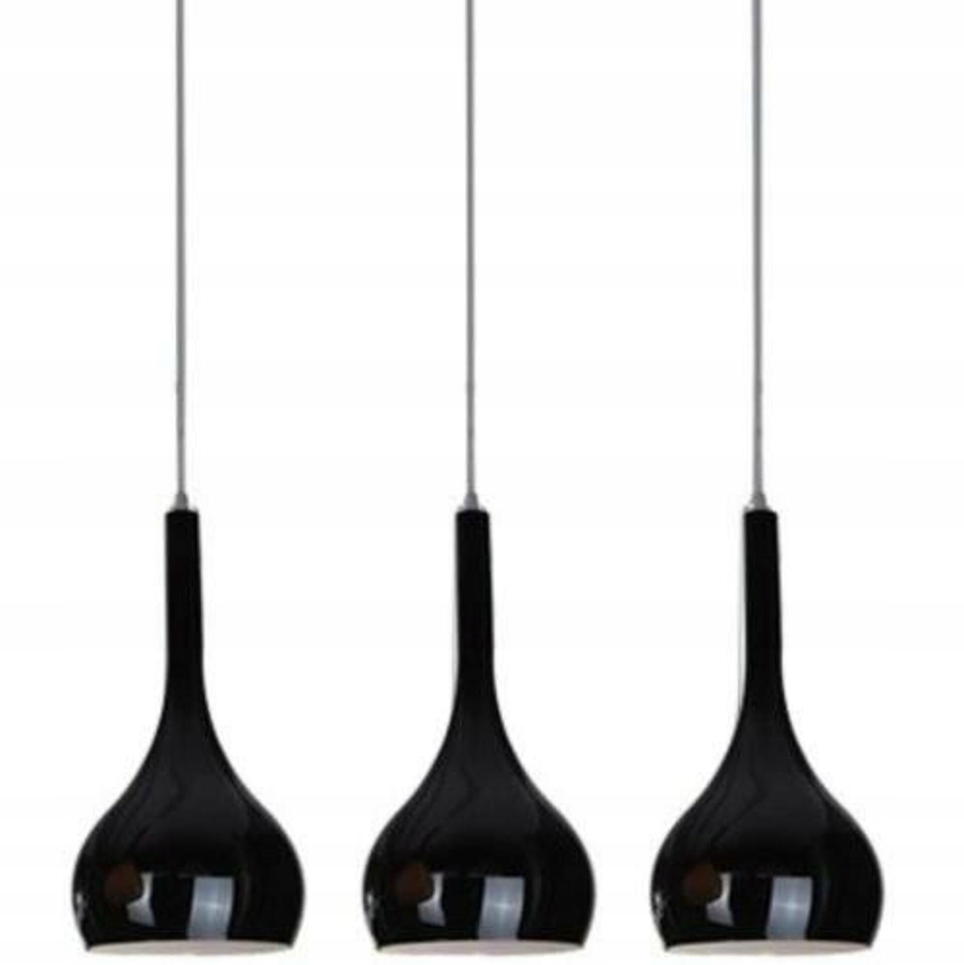 AZzardo Soul závesné svietidlo 3x E27 60W bez zdroja 70cm IP20, čierne