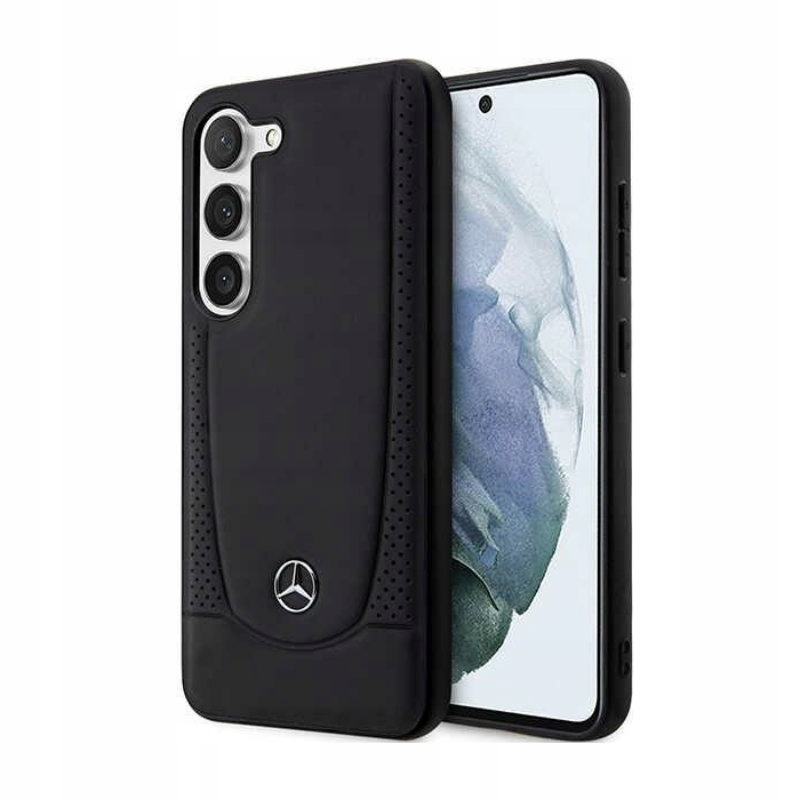 Mercedes Leather Urban Line – Pouzdro pro Samsung Galaxy S23 Fe (černé)