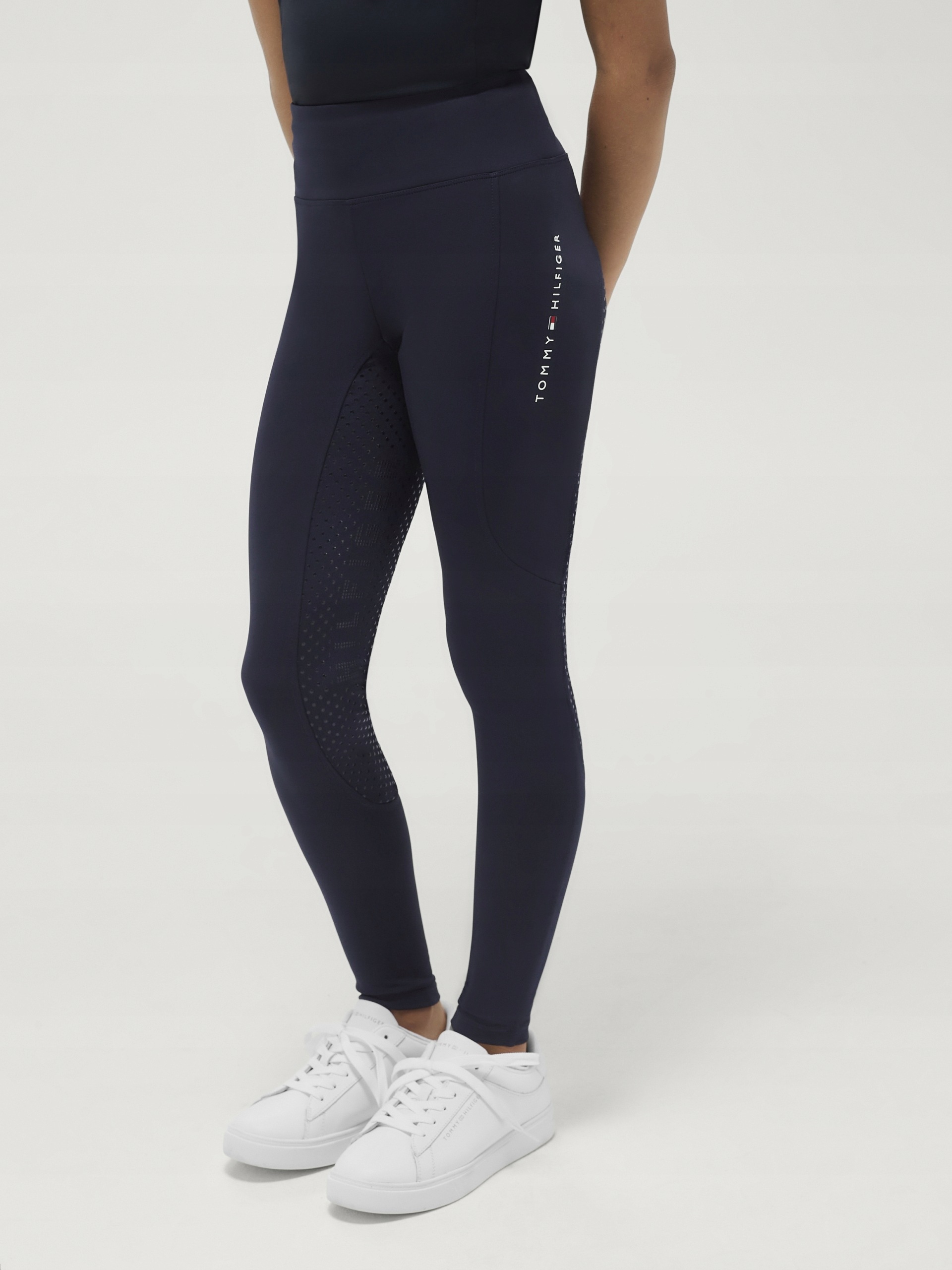Tommy Hilfiger, Legginsy jeździeckie młodzieżowe Devon, Desert Sky 152