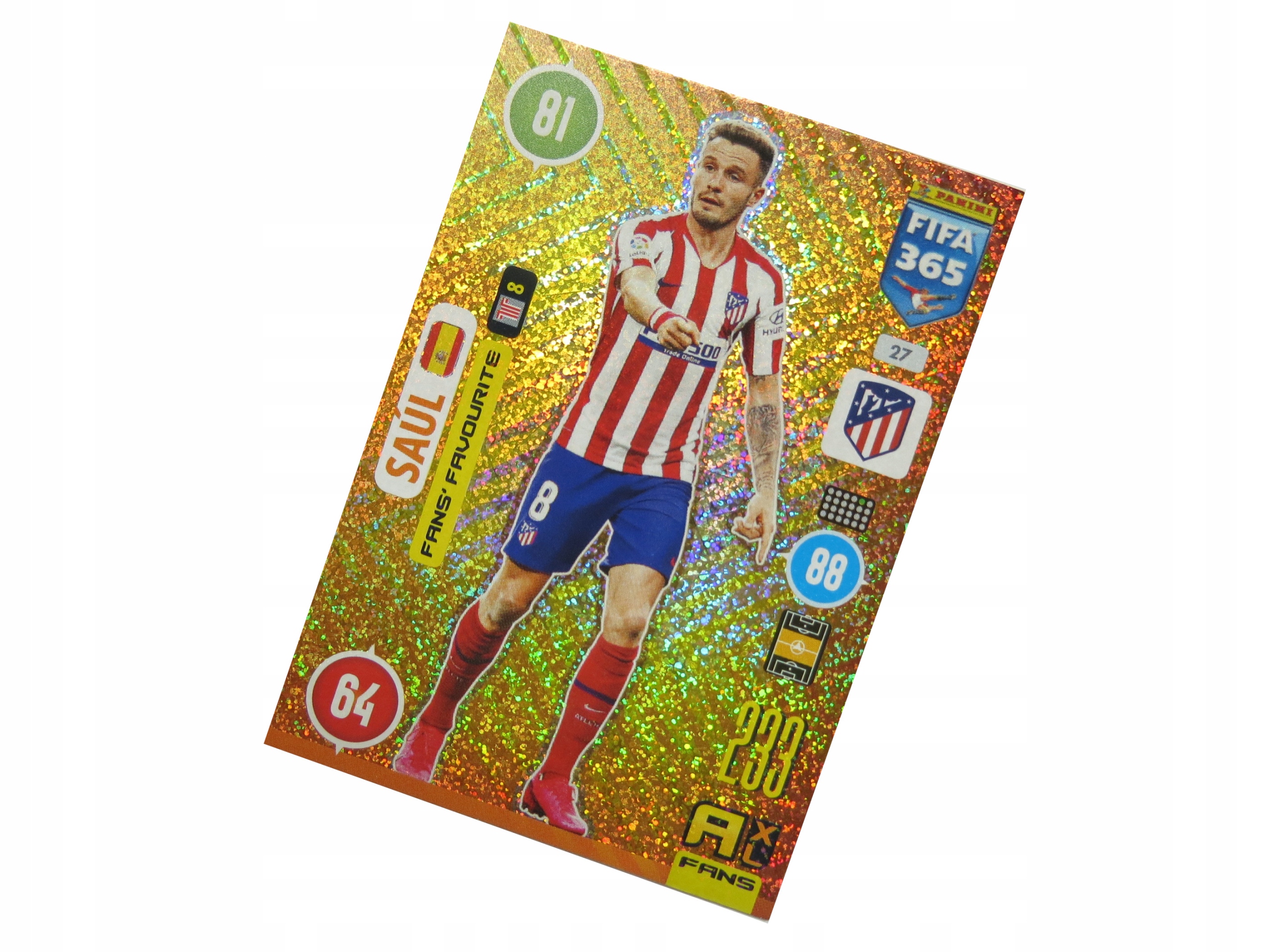 Panini Fifa 365 2021 Karty Piłkarskie Fans Favourite Saul 27 Atletico