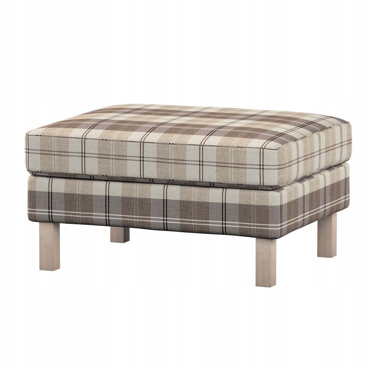 Dekoria potah na podnožku Karlstad Ikea béžový