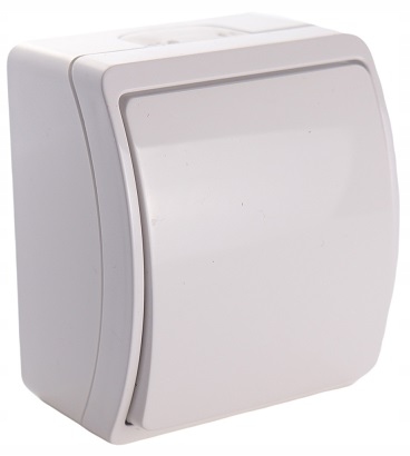 

Łącznik Pojedynczy Natynkowy Hermetyczny Biały