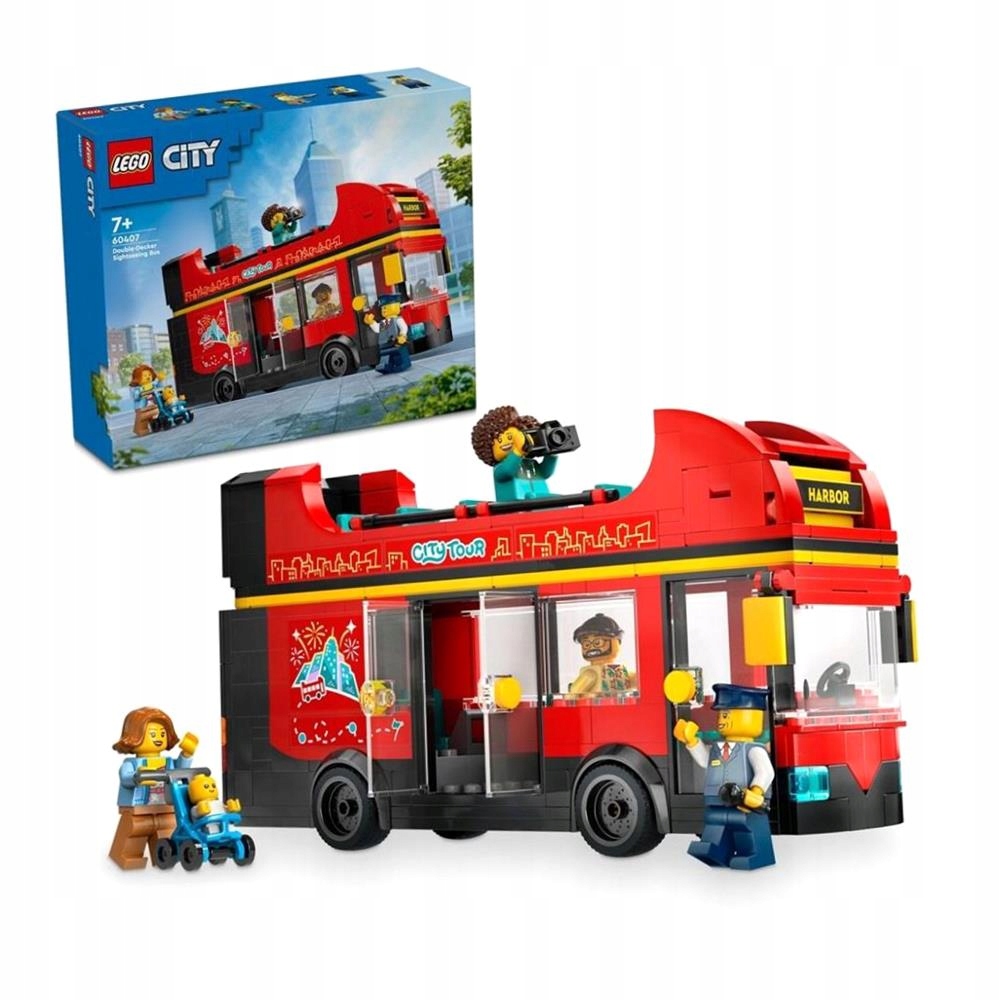 Lego(r) City 60407 Autobus Červený Patrový