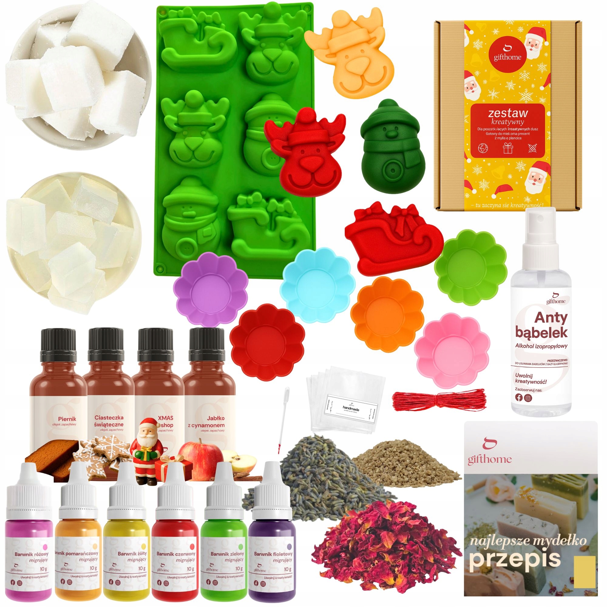 Sada na výrobu barevných mýdel dárek pro dítě na Mikuláše XXL