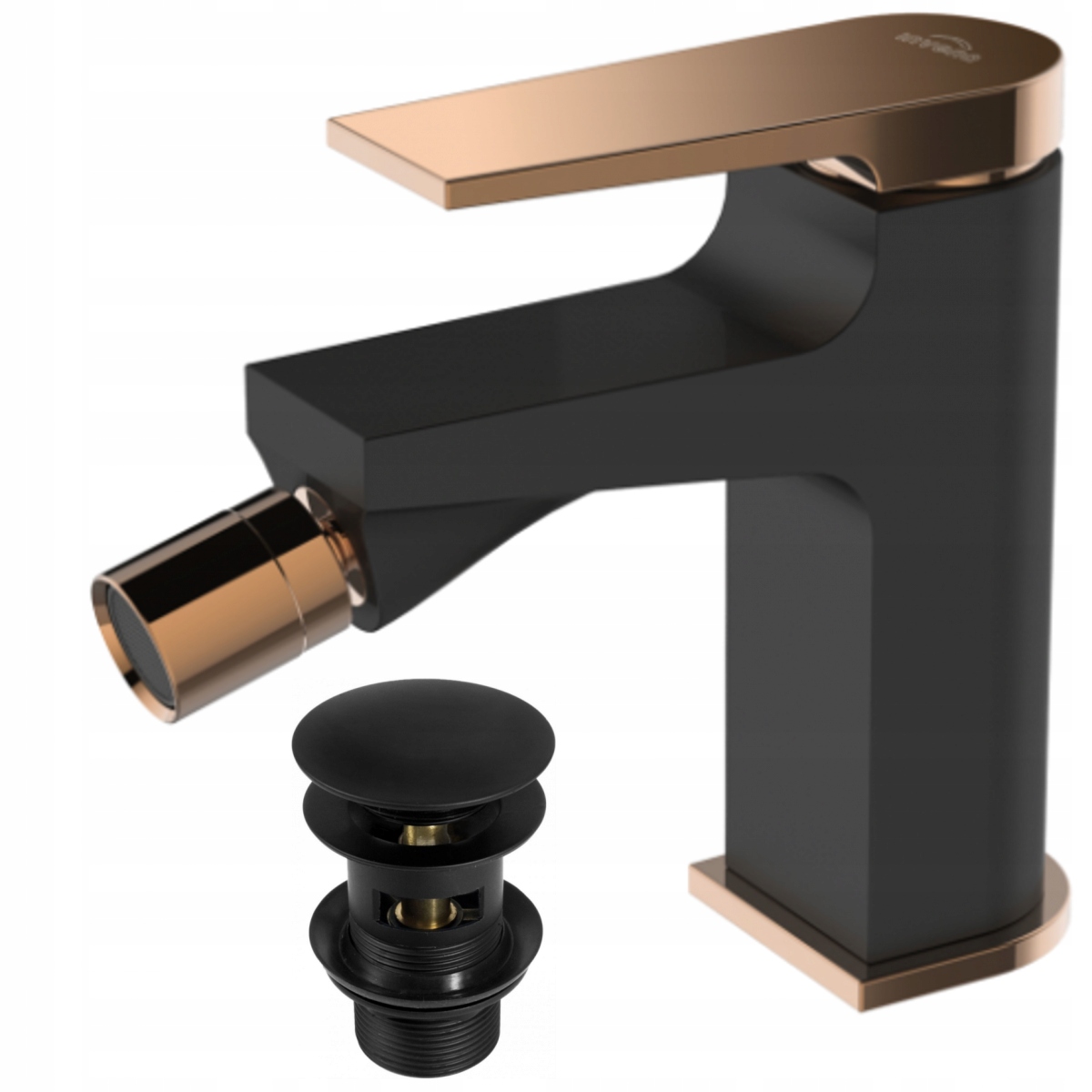 Bateria bidetowa Invena MIDNIGHT black/gold rose