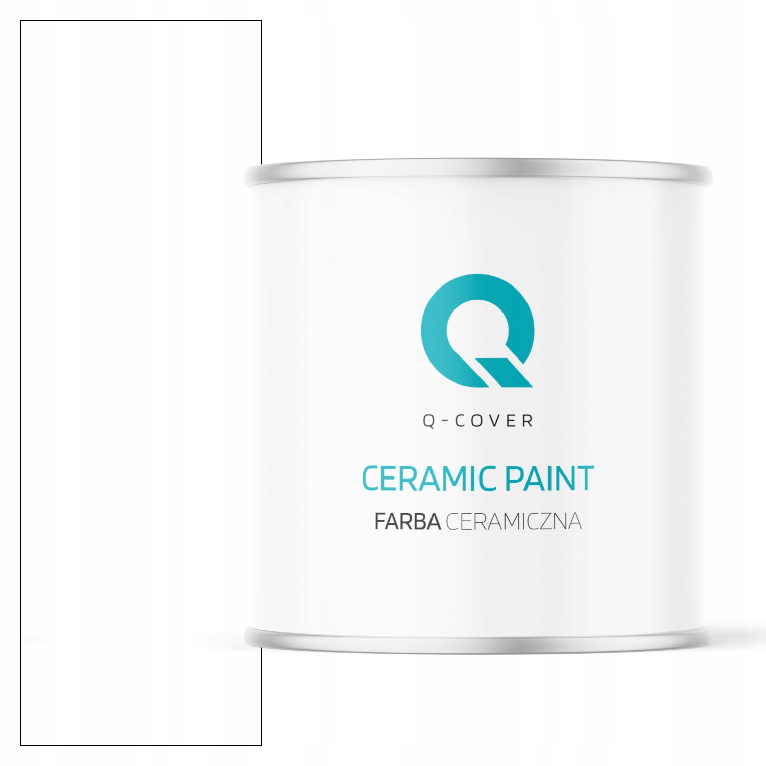 Farba Ceramiczna Ceramic 2L Głęboki Mat Śnieżny Biały Biała Kolor Biel