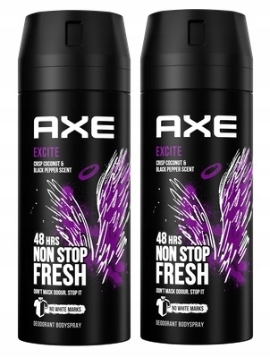 

Axe Dezodorant w aerozolu Excite 2 X 150ml