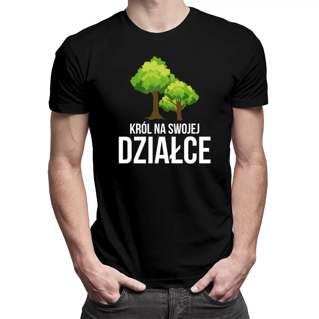 

Męska koszulka dla działkowca