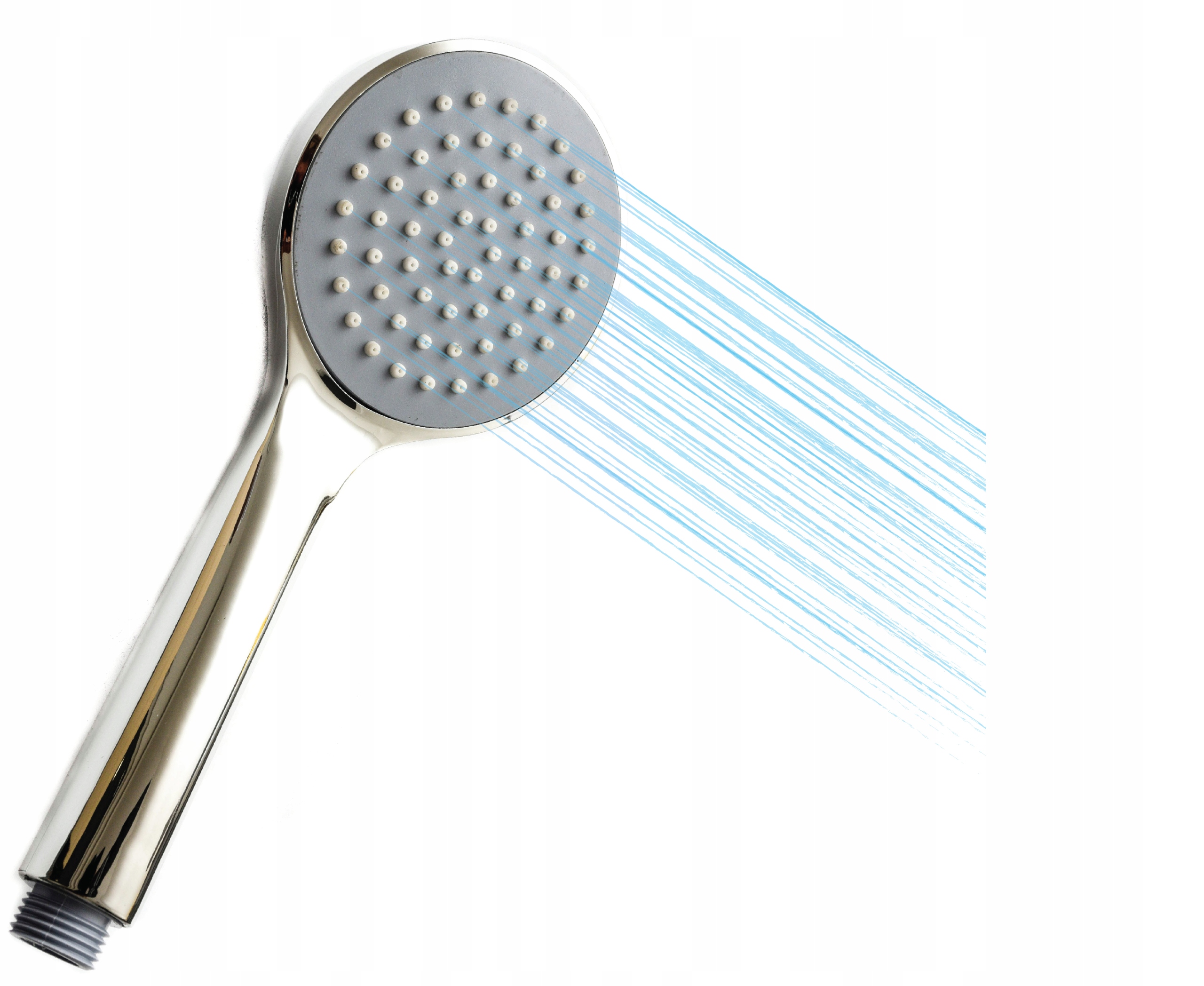 ZESTAW PRYSZNICOWY SŁUCHAWKA ANTI CALC 1F WĄŻ STALOWY Kod producenta SLU42-WP03-USL05