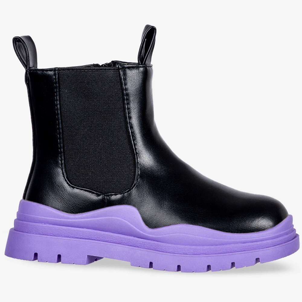 BOTKI SZTYBLETY DZIECIĘCE OCIEPLANE ZIMOWE LEKKIE Materiał skóra ekologiczna