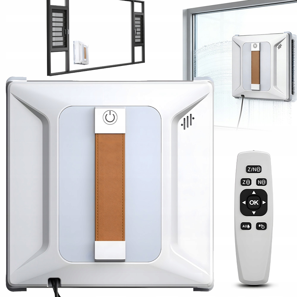 Inteligentny Robot Do Mycia Okien 6000PA System Ups Czujnikami Krawędzi N+z