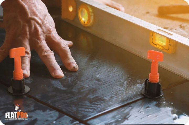 System Ułatwiający Poziomowanie Kafli Płytek 100x Kod producenta Flatpro2