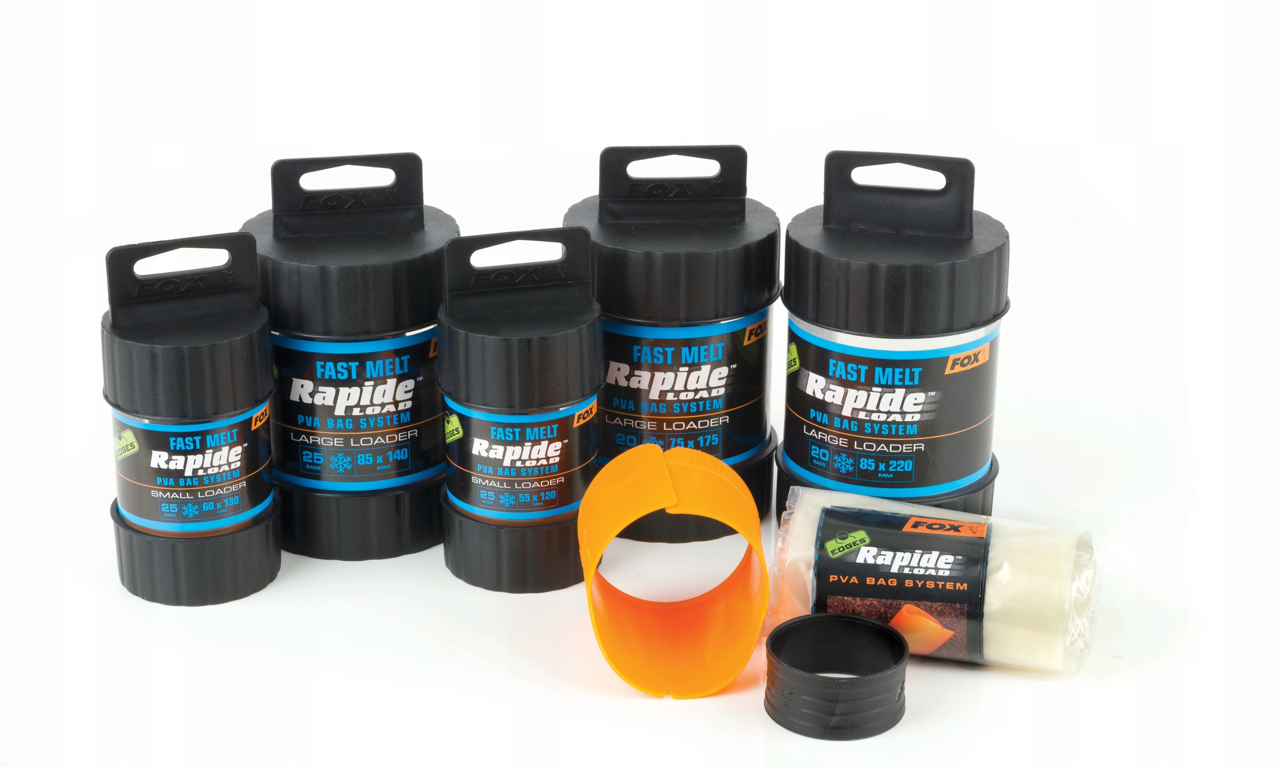 Fox Worki Pva System 60mm x 130mm Edges Rapide Load System Fast Melt