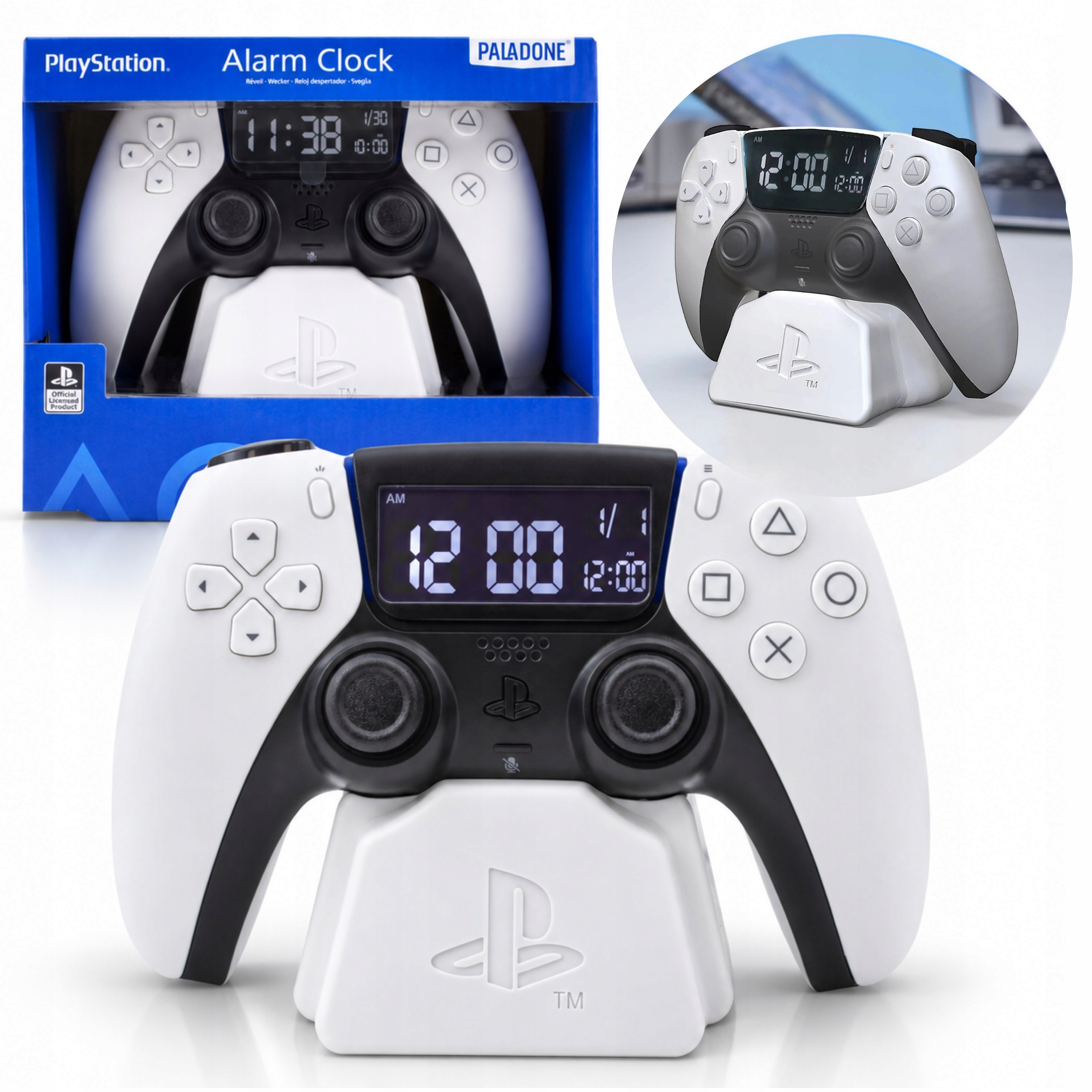 Budík PlayStation PS5 Paladone DualSense LCD Usb licencovaný