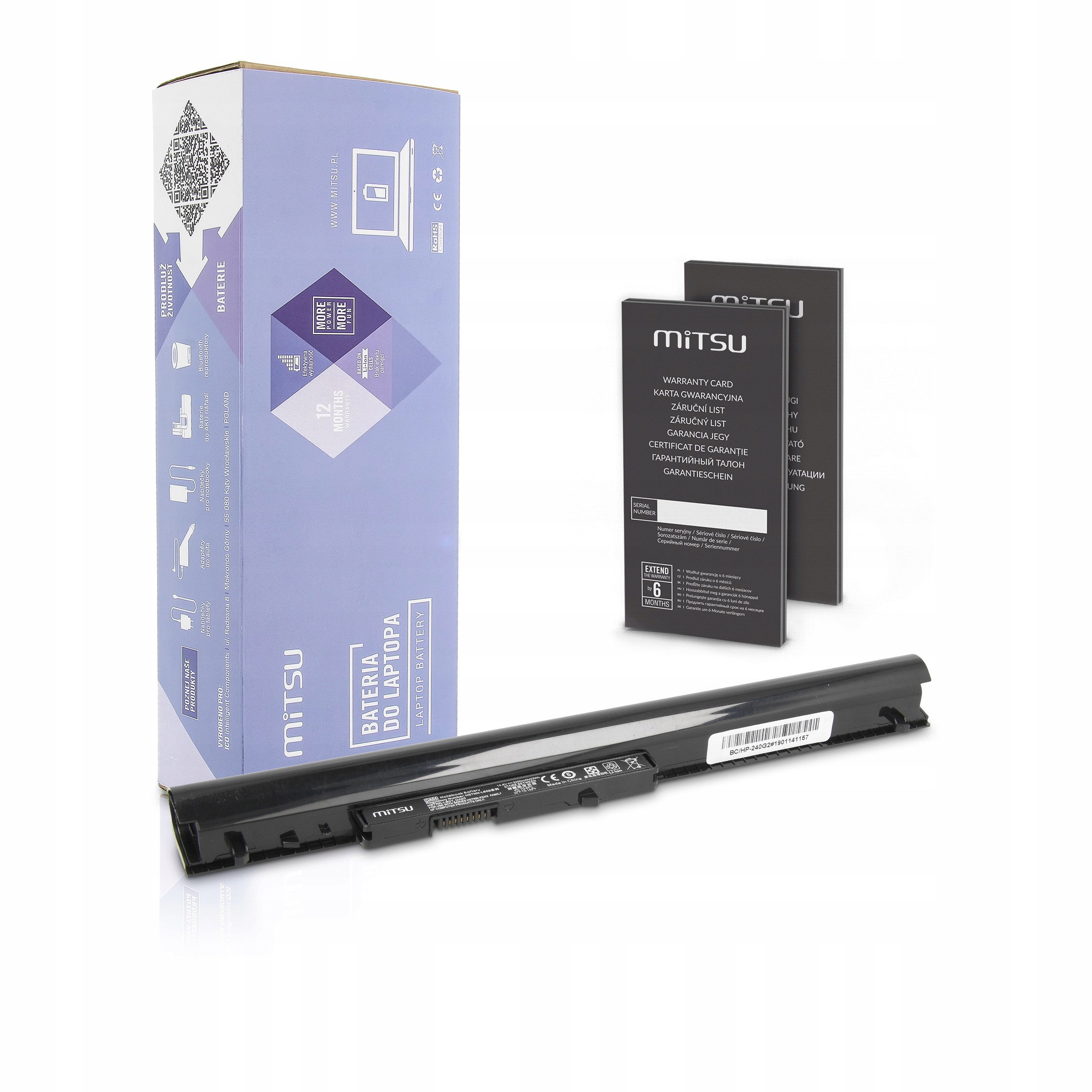 Baterie Mitsu pro Hp 240 G2, 255 G2