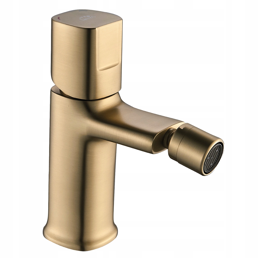 Bidetová Batéria Brúsená Zlatom S Korkom Klik Klak Laveo Tores