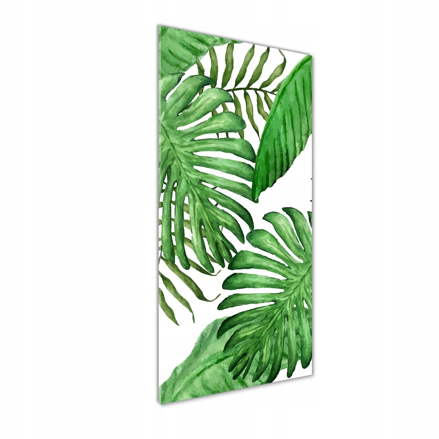 Fotoobraz na skle Tropické listy 50 x 125 cm