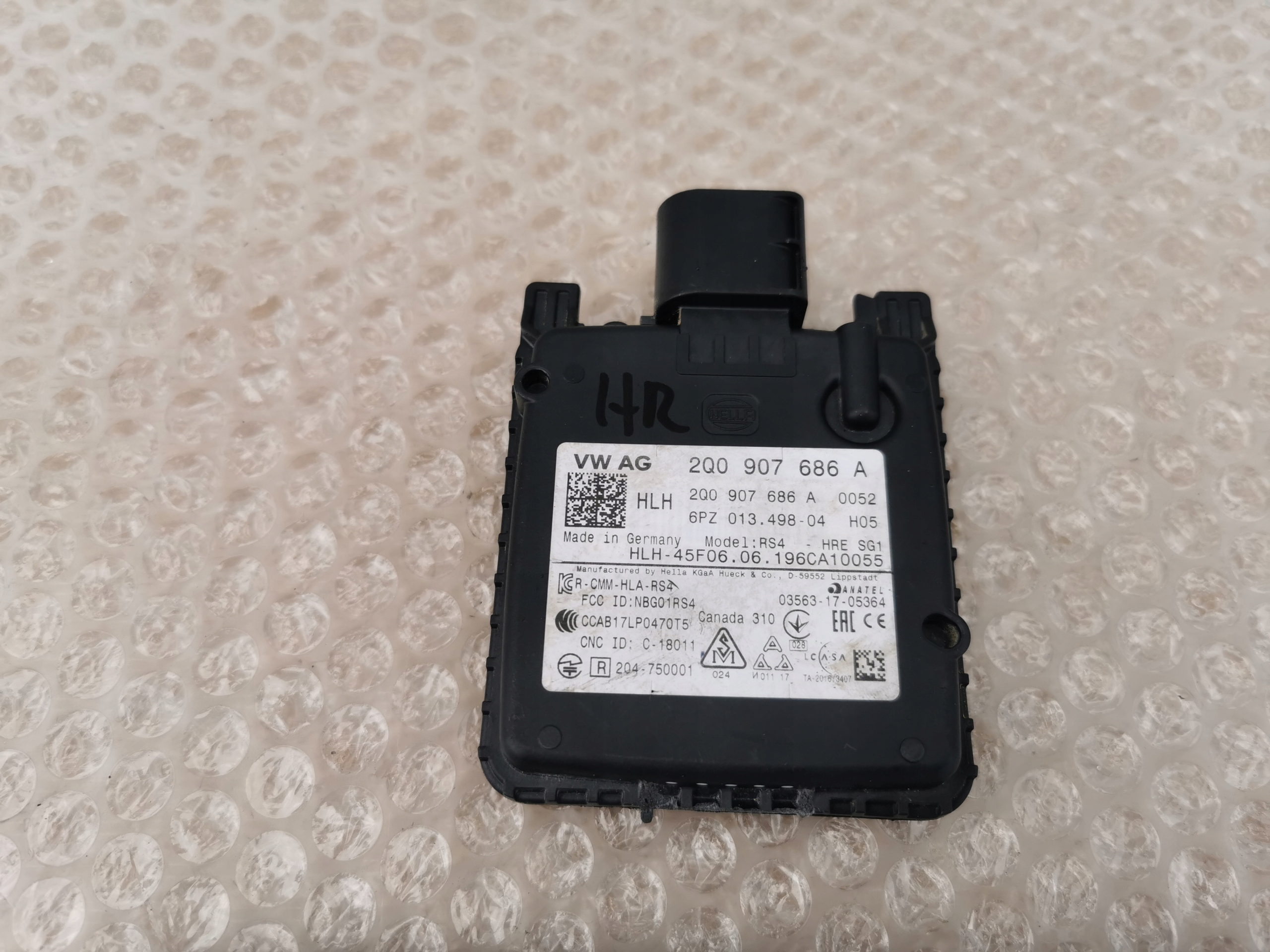 VW AUDI SEAT SKODA 2Q0 MODUŁ RADAR ASYSTENT ZMIANY PASA RUCHU 2Q0907686A Numer katalogowy części 2Q0907686A   SAJ MON