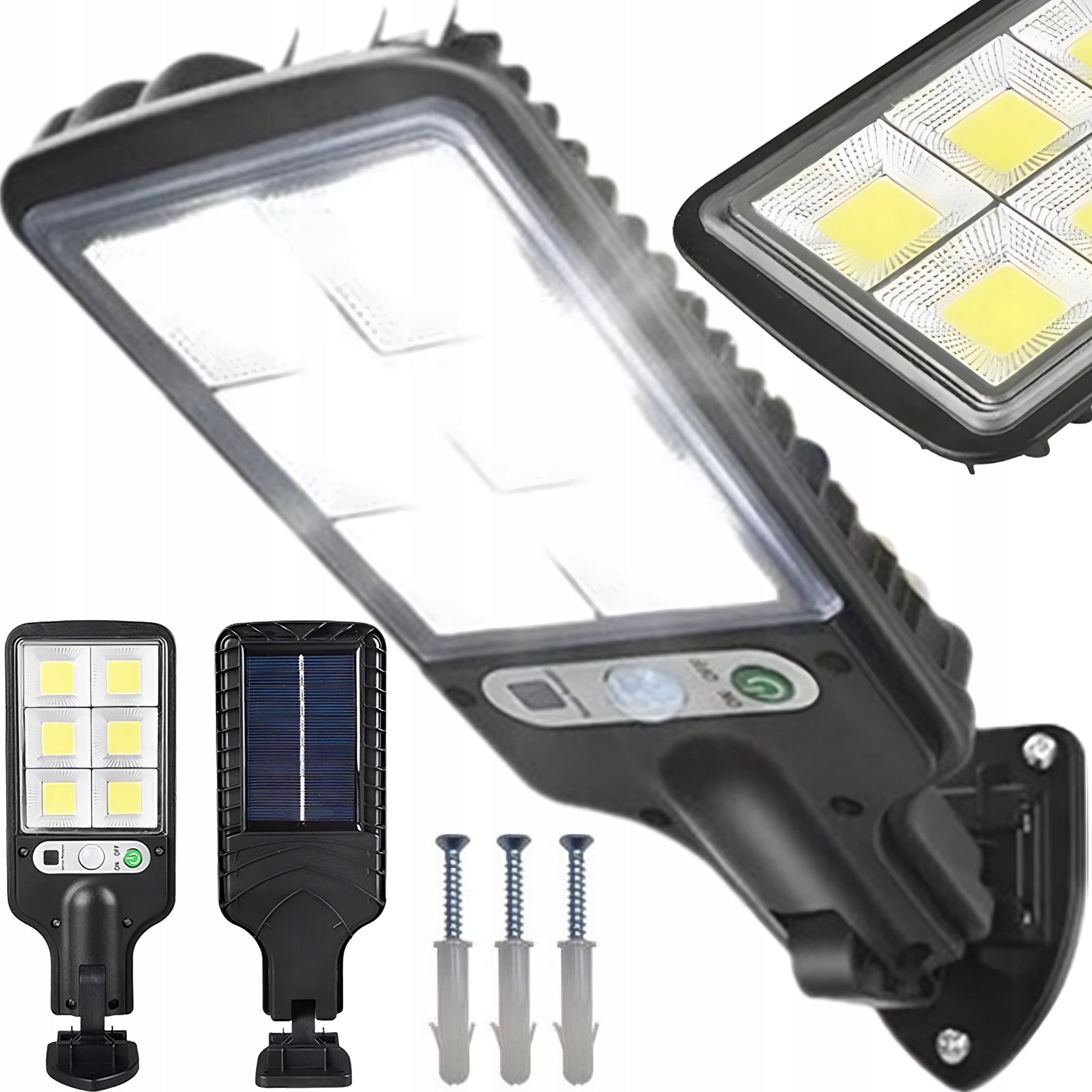 

Lampa Uliczna Led Latarnia Solarna 120 Cob Led