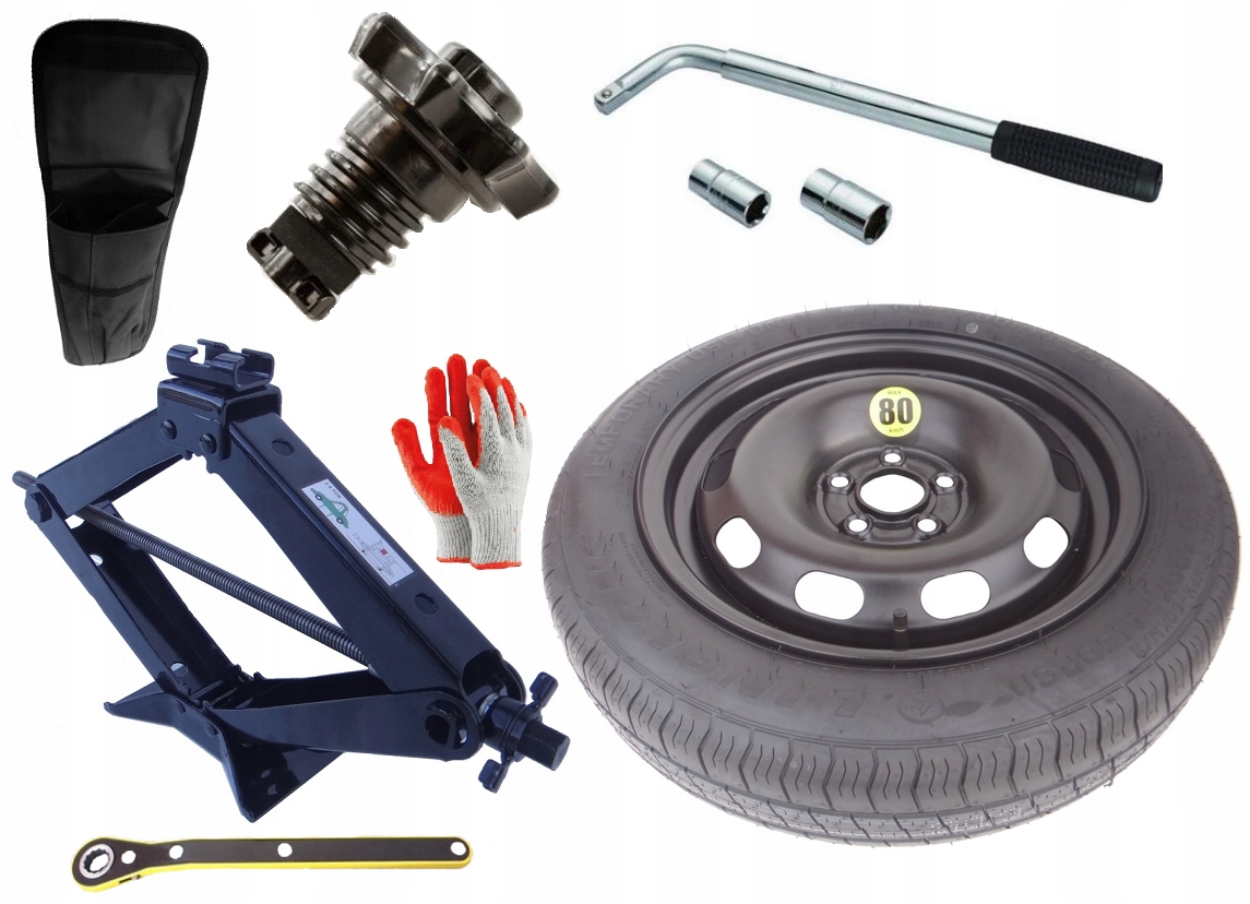 nové Dojezdové Kolo R15 Skoda Scala (2019-současnost) Sada (šroub)