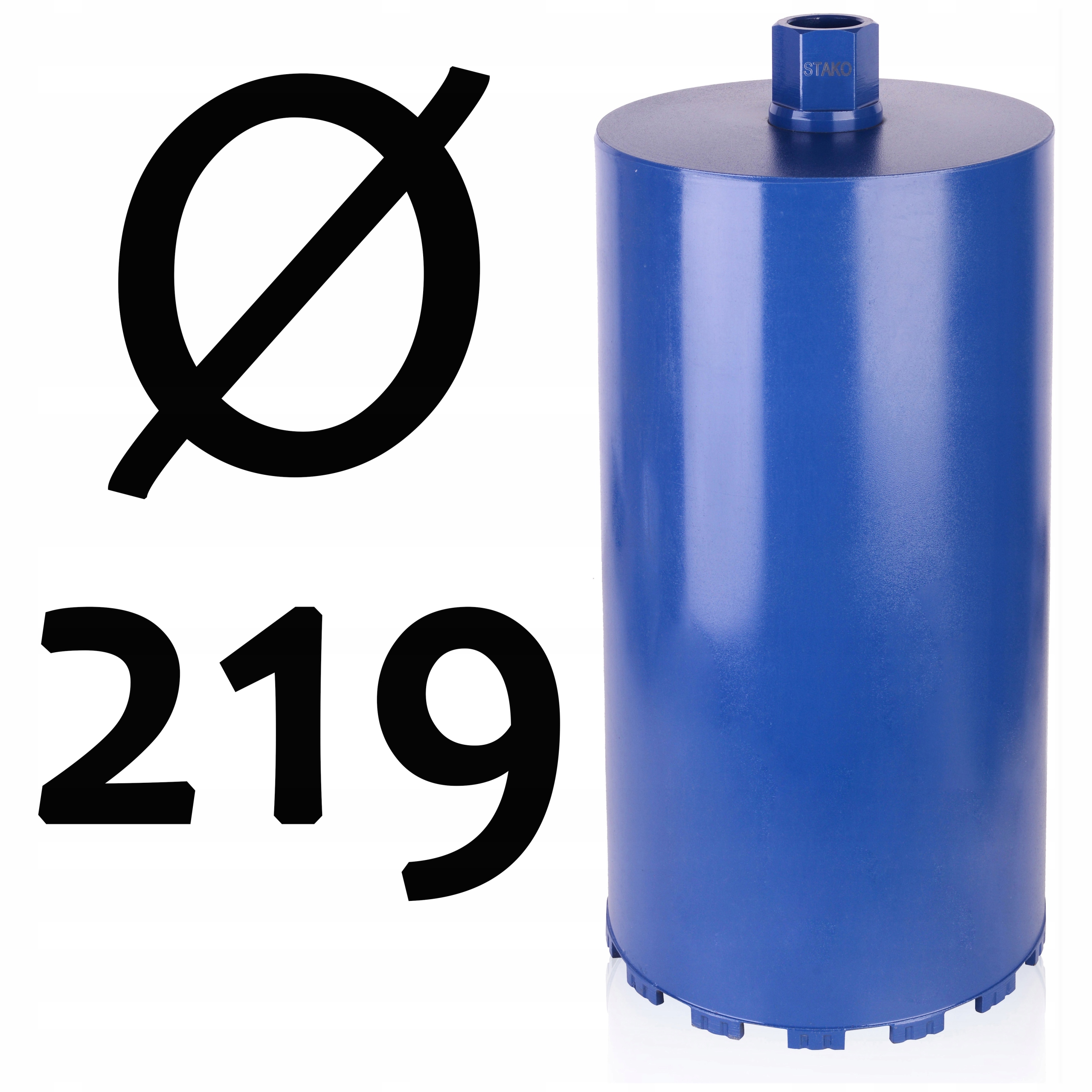 FI 219 MM GWINT 1.1/4 WIERTŁO DIAMENTOWE KORONOWE DO BETONU OTWORNICA STAKO EAN (GTIN) 5908263363267