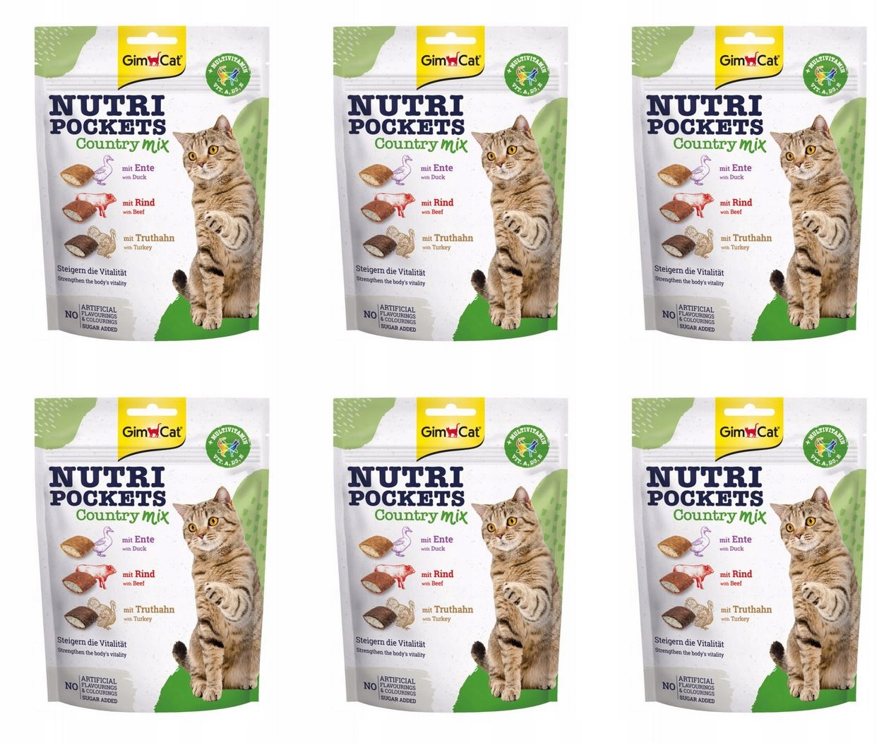 Přírodní pamlsek GimCat 6 x 150 g