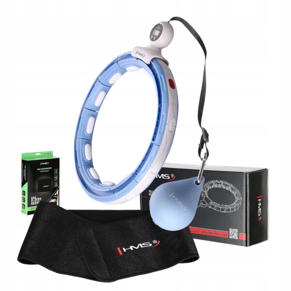 Sada masážní hula hoop Hms HHM15 a zeštíhlujícího pásu BR163 Plus Size