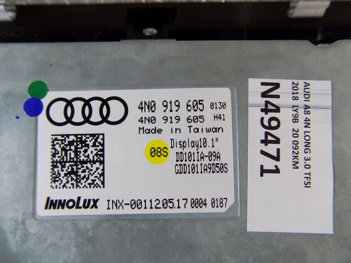 AUDI A8 4N display MMI DISPLAY 4N0919605