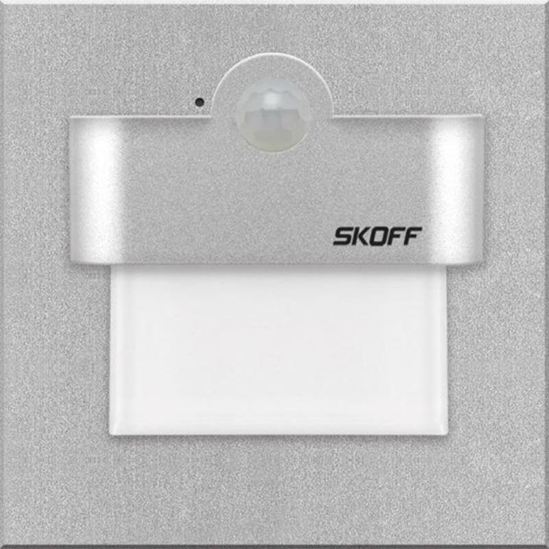 Led schodišťové svítidlo Tango alum Pir Skoff 10V 6500K
