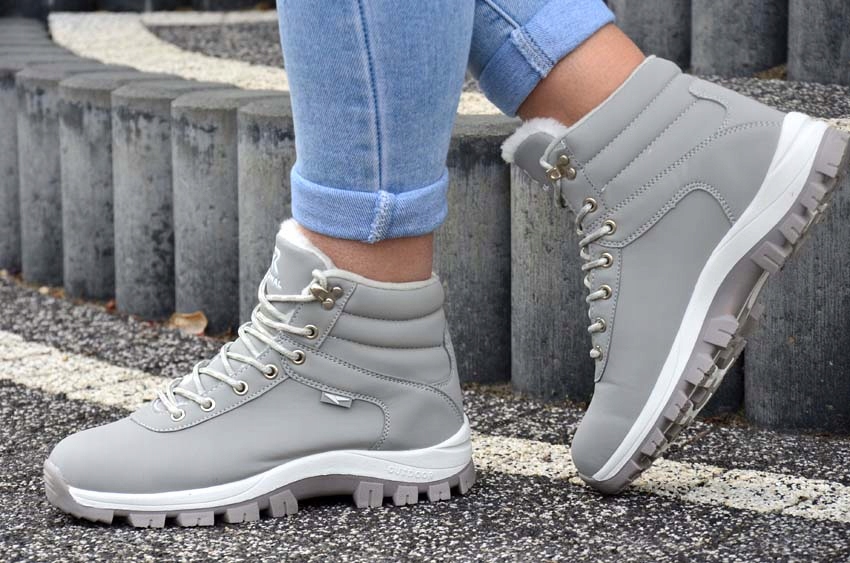 GÓRSKIE ORGINALNE ZIMOWE BUTY TURYSTYCZNE SPORTOWE MŁODZIEŻOWE OCIEPLANE TX Oryginalne opakowanie producenta pudełko