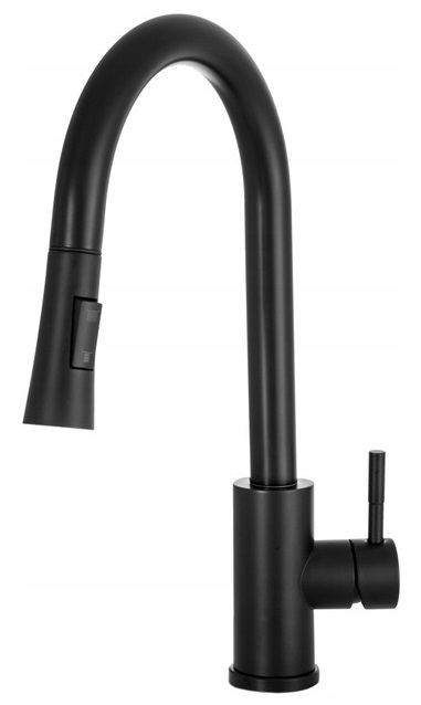 BATERIA KUCHENNA ROYAL WYCIĄGANA CZARNA MATOWA ROY