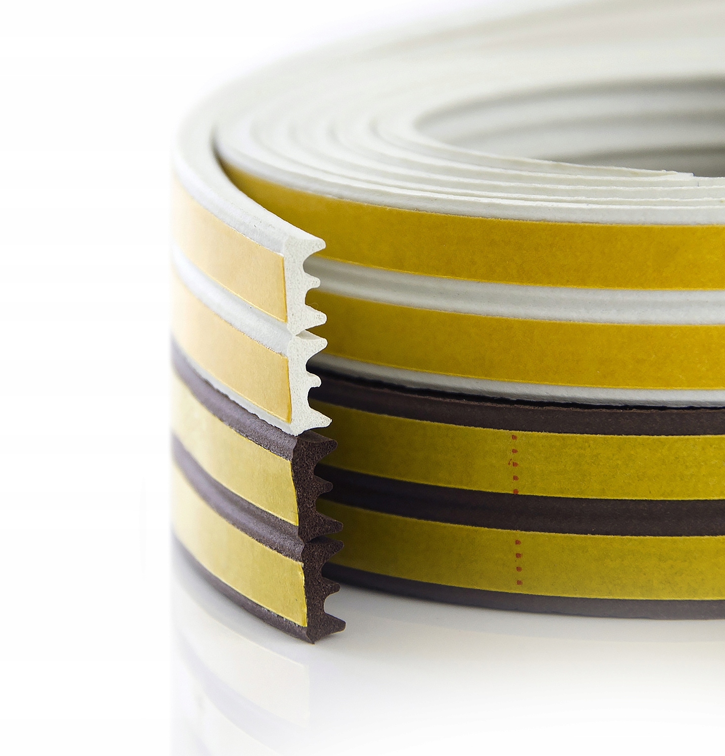 USZCZELKA do Drzwi Okien SAMOPRZYLEPNA 9x4mm E 50m Długość 5000 cm