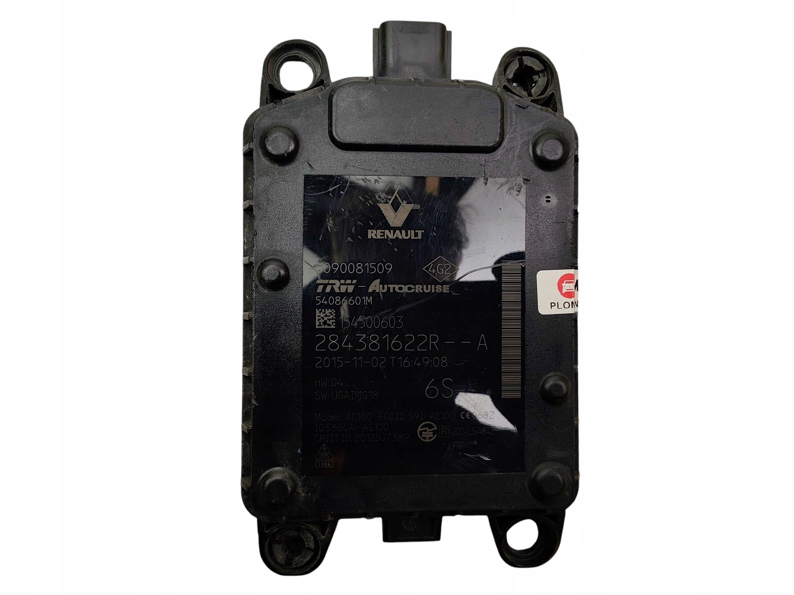 RADAR modulo DISTRONIC RENAULT ESPACE V 5 (2014-2019) 1.6 284381622R