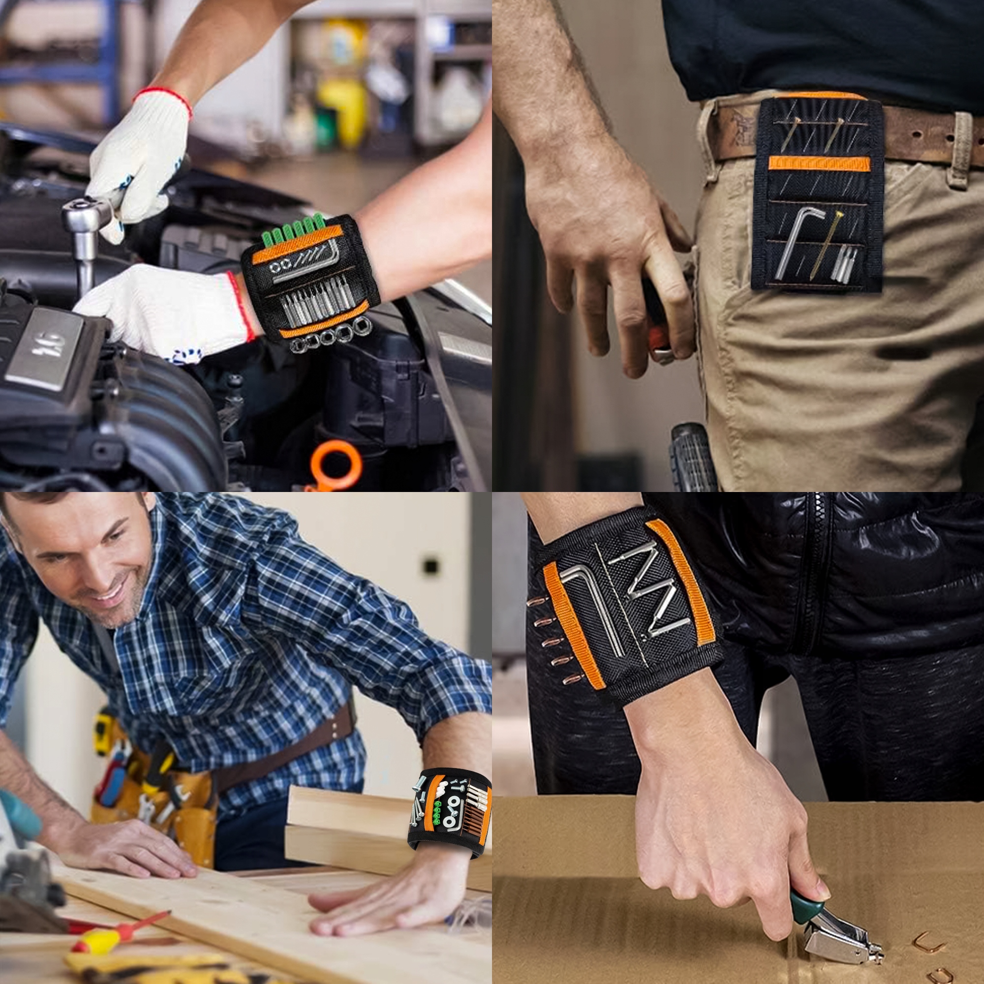 OPASKA MAGNETYCZNA MAJSTERKOWICZA NARZĘDZIOWA ORGANIZER NA RĘKĘ MECHANIKA Marka inna