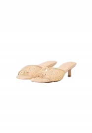 Only Béžové Elegantní Nazouváky Se Zirkony Na Podpatku 36 T6A