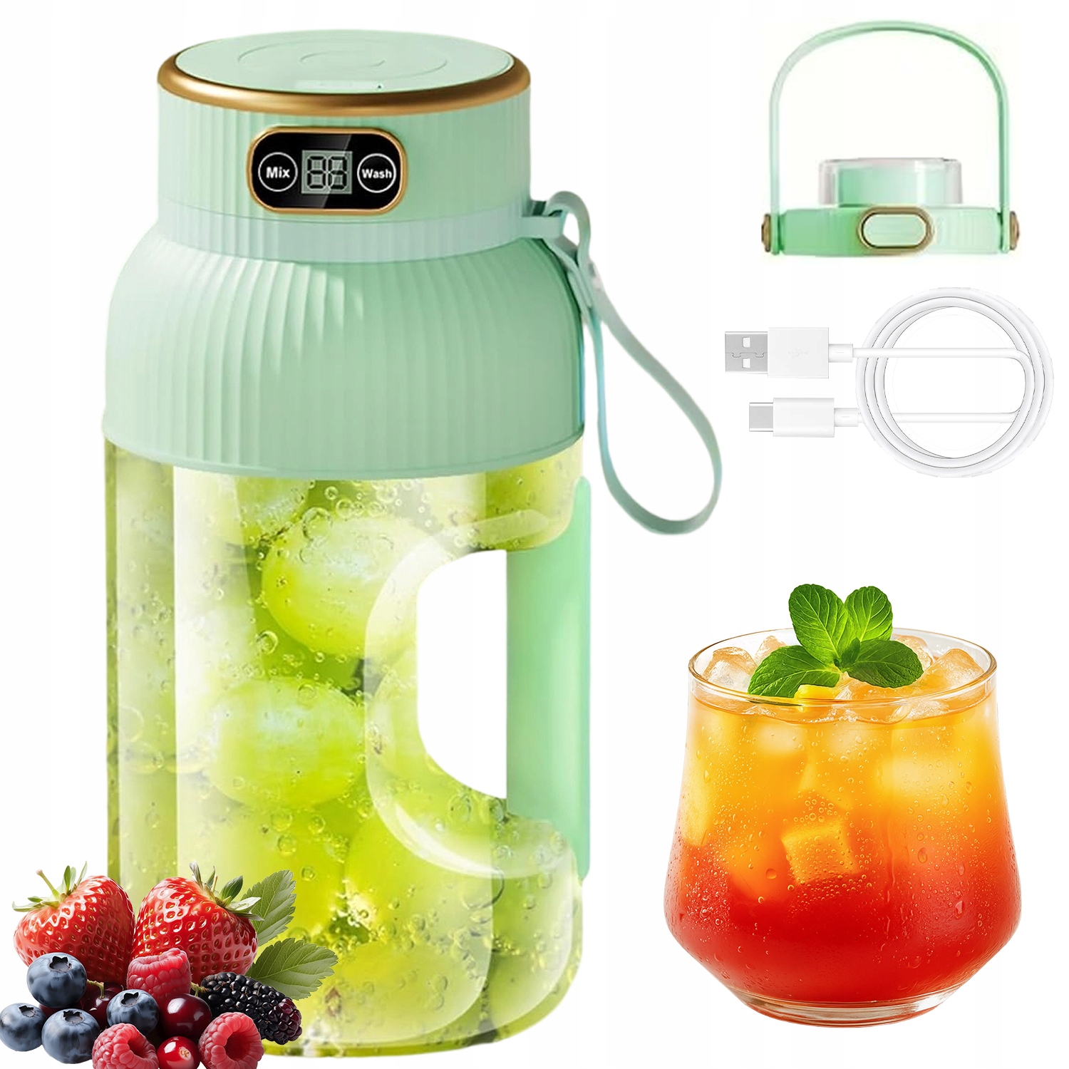Blender Przenośny Do Smoothie I Owoców