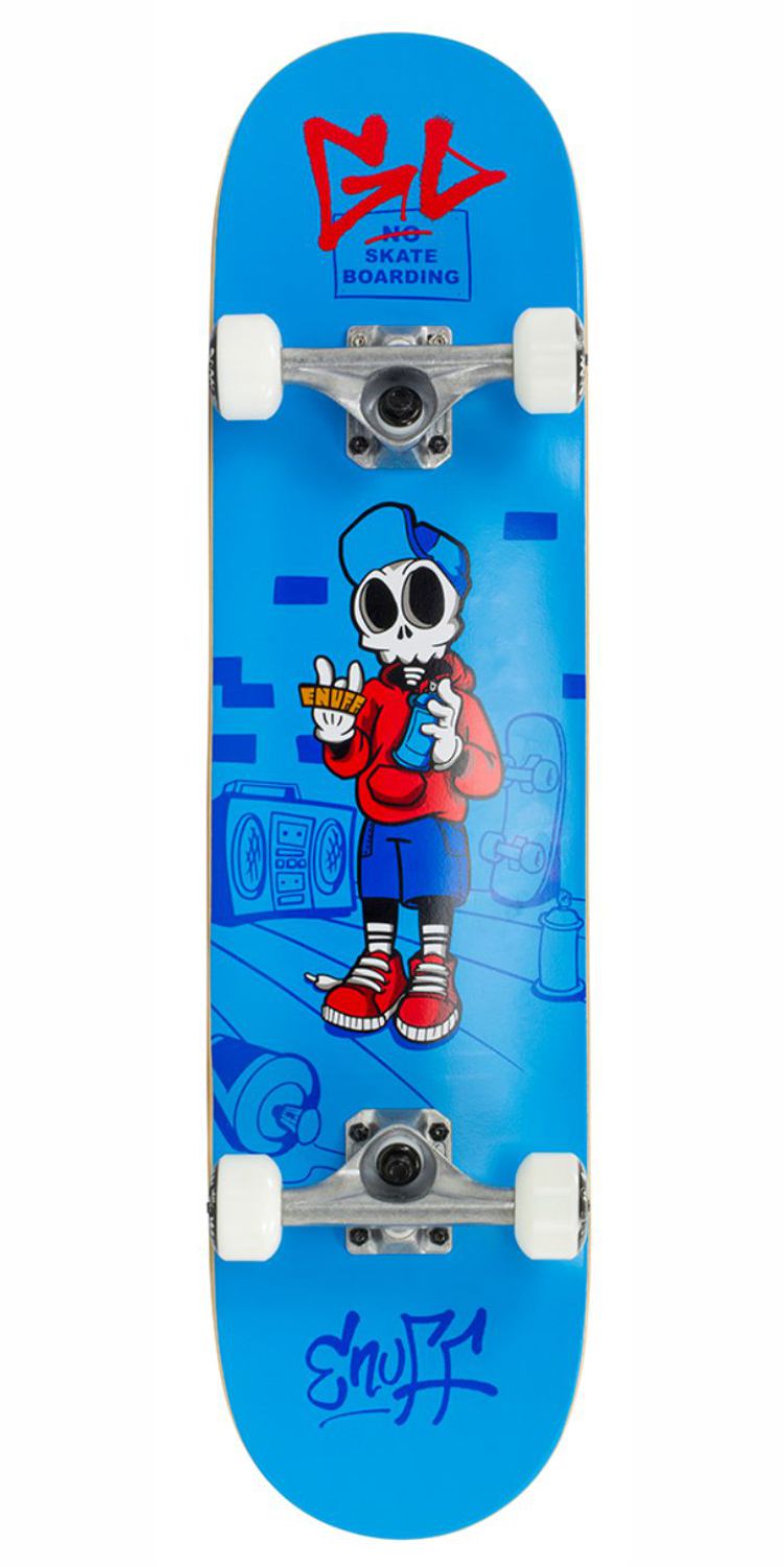 Skateboard Enuff Skully 7.75" Modrý