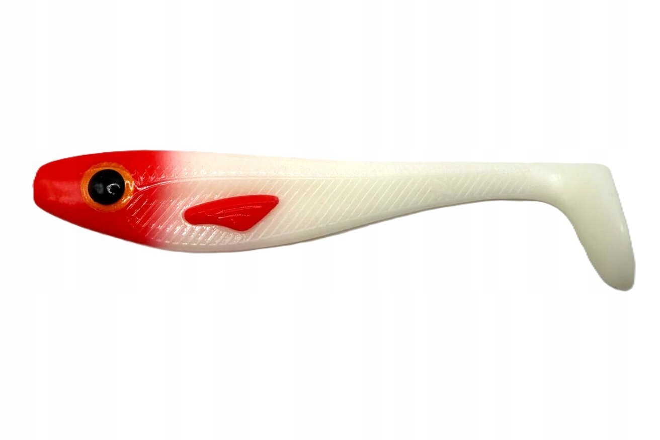 Great Fish Rocky slim soft bait red head 17cm Przynęty Spinningowe