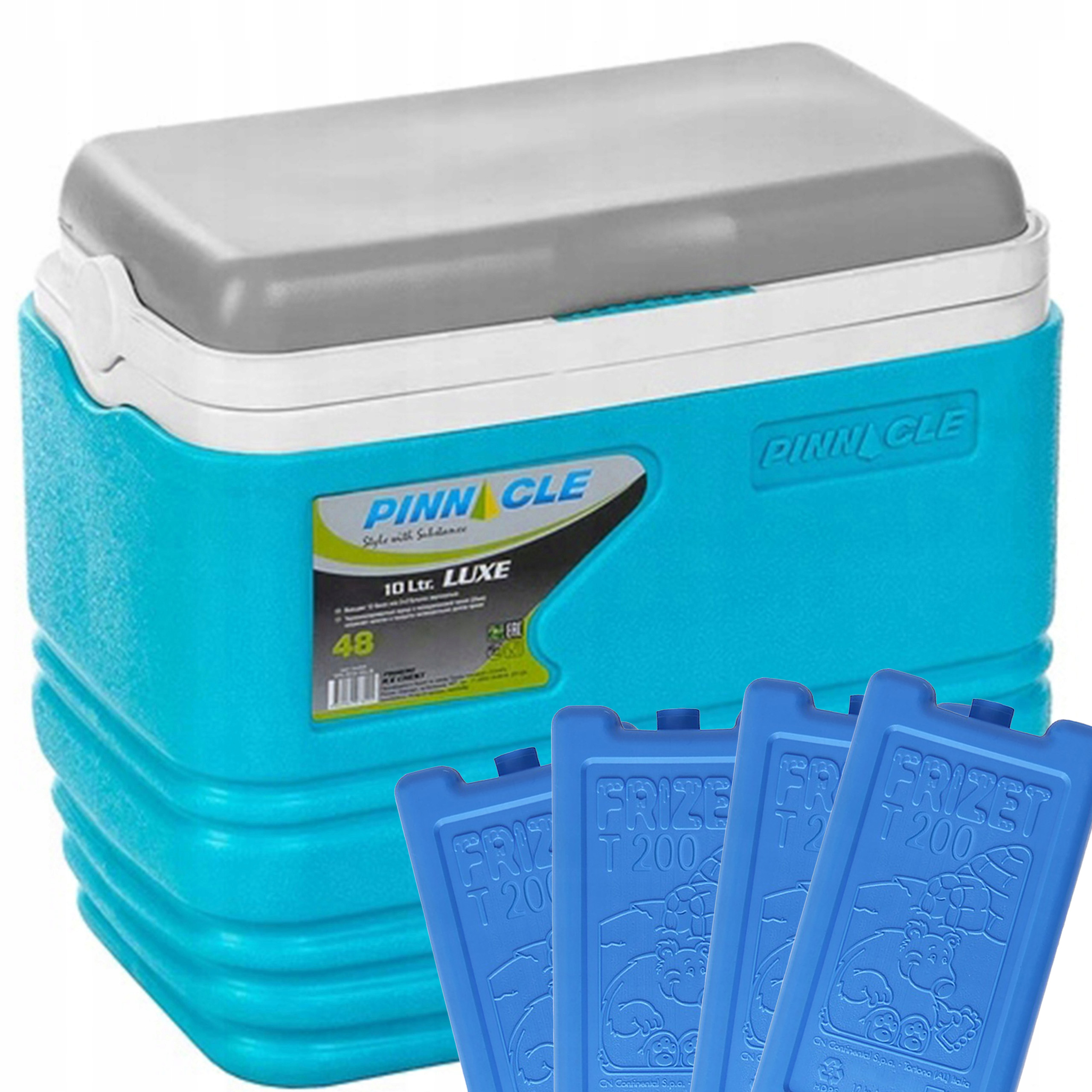 Turistická lednička piknik TPX7013 10L modrá 4 chladicí vložky Set